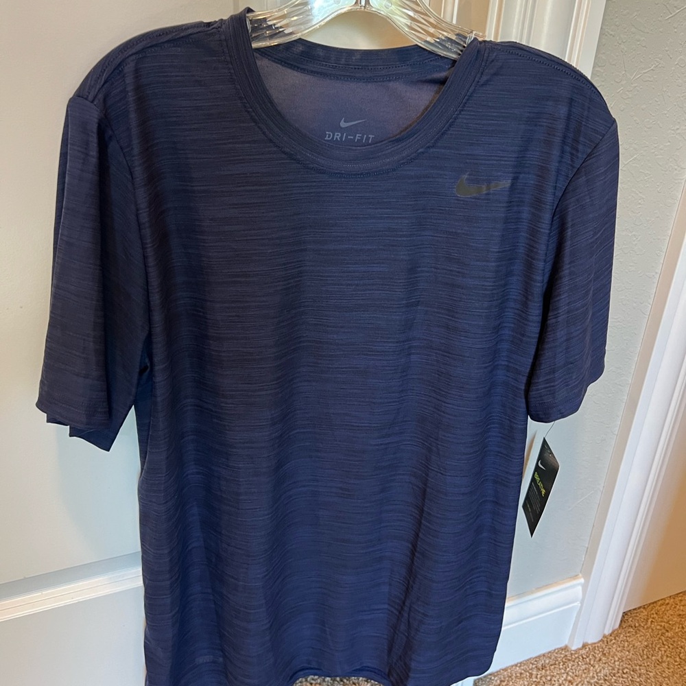 Nike Men's Navy Dri-FIT Short Sleeve Tee
